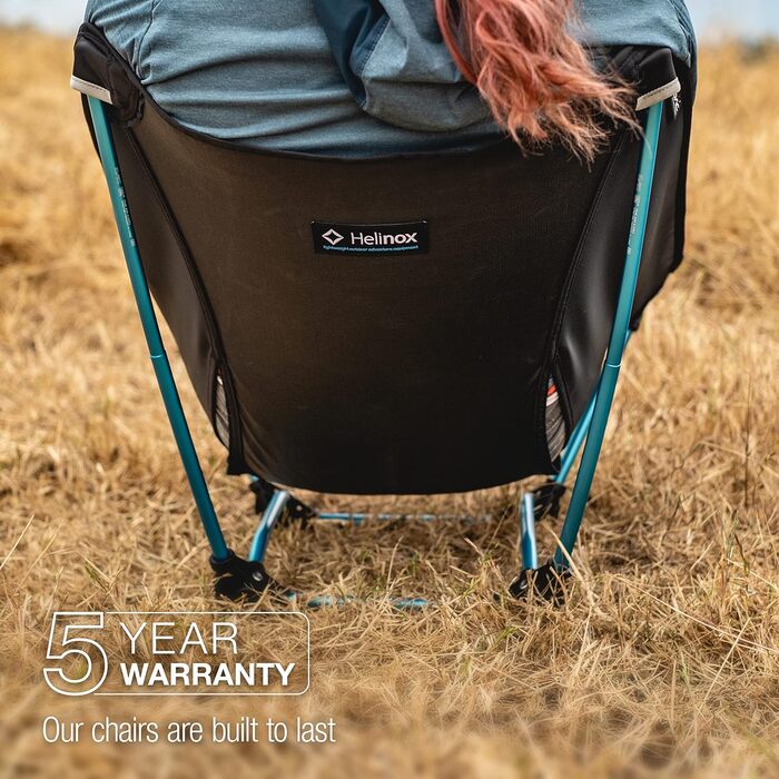 Стілець Helinox Ground Chair: легкий, складний, для кемпінгу та подорожей, чорний