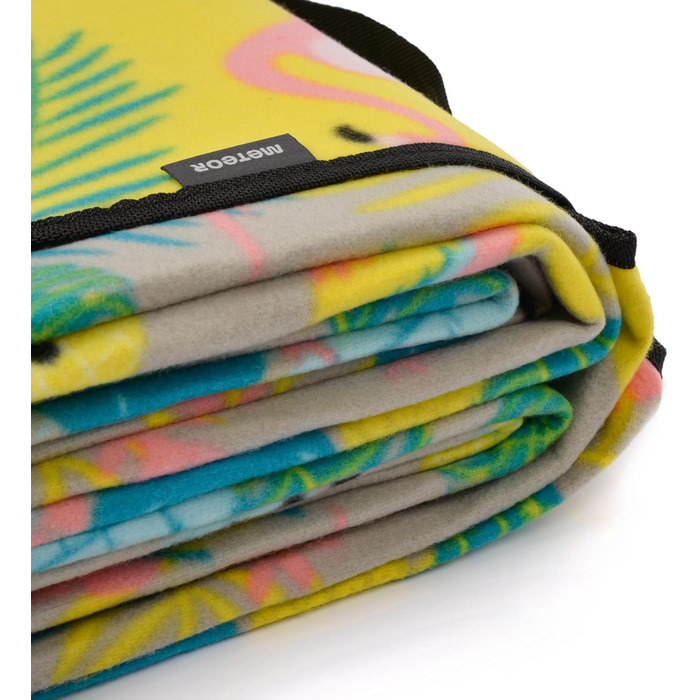 Плед для пікніка Meteor Tropics XXL (175x200 см) водонепроникний, термоізоляційний, для кемпінгу, саду, пляжу