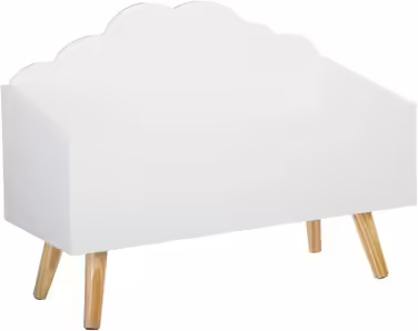 Atmosphera - Wolke Children's Chest - White. White L. 58 x W. 45 x H. 28 cm White