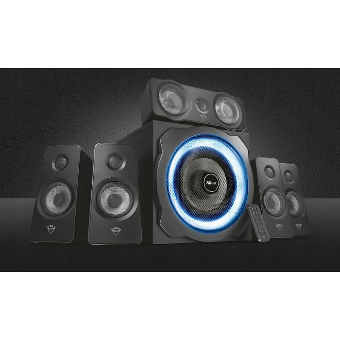 Комплект акустики 5.1 Trust GXT 658 Tytan 90 Вт, чорний