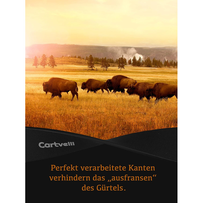 Чоловічий шкіряний ремінь Vintage з подарунковою коробкою - виготовлено в Німеччині. Ширина 40 мм, колір чорний, застібка срібна, 115 см.