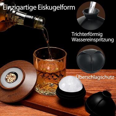 Набір для копчення віскі з факелом: 6 смаків, дерев'яні тріски, 2 склянки, 6 контейнерів для віскі, коктейльний набір для копчення, набір для копчення напоїв, подарунок на день народження для любителів бурбону (без бутану)