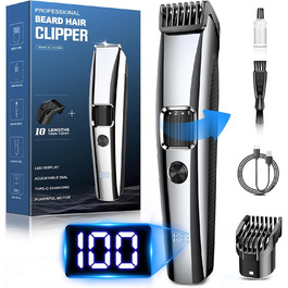 Електричний триммер для бороди Barttrimmer Herren: триммер, шавер, для тіла, USB