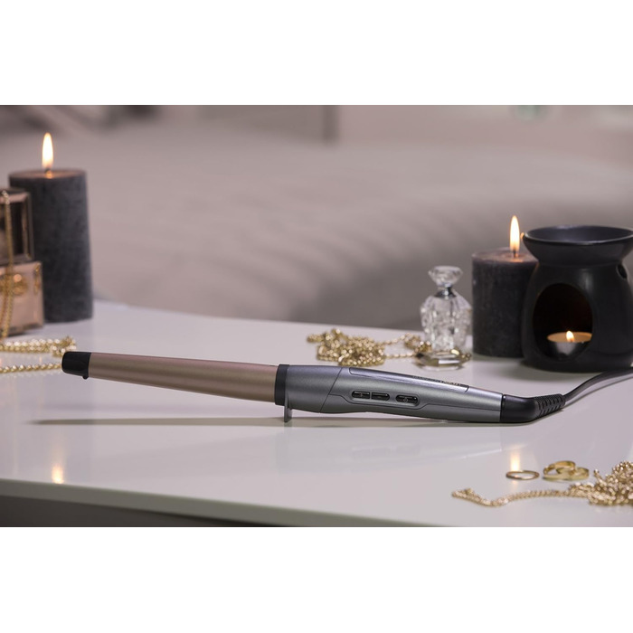 Стайлер для локонів Remington Keratin Protect [19-28 мм] з керамічним покриттям та маслом мигдалю, цифровий дисплей до 210°C, для створення природних локонів, спіральних локонів та пляжних хвиль, CI83V6