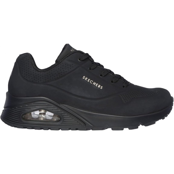 Кросівки Skechers UNO Stand On Air для жінок, чорні, розмір 39.5 EU, матеріал: Durabuck, Mesh