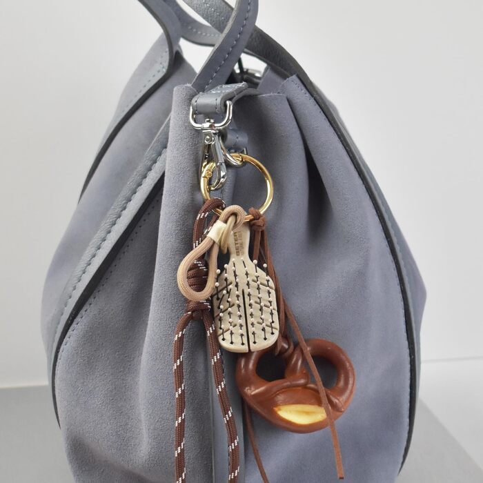 Beter – Натуральна міні-щітка для волосся з пшеничної волокна, антистатична, для всіх типів волосся, для мокрого та сухого волосся (набір: натуральна волокна + аксесуар)