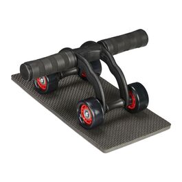 Relaxdays Belly Roller 4 колеса з колінним килимком