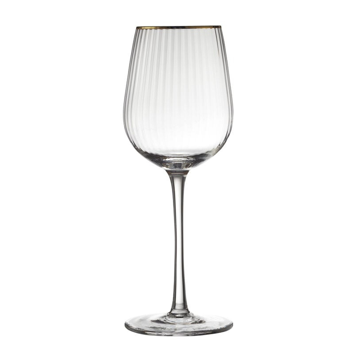 Келихи для білого вина Lyngby Glass Palermo, білі, 300 мл, 4 шт.
