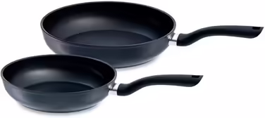 Fissler Cenit/Pan Set 2-piece (Ø 24 cm, Ø 28 cm) coated aluminum frying pans, non-stick pan, all cooktops - including induction