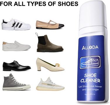 Shoe Cleaner + Shoe Brightener, Sneaker Cleaner, Shoe Cleaning Set, Alloda