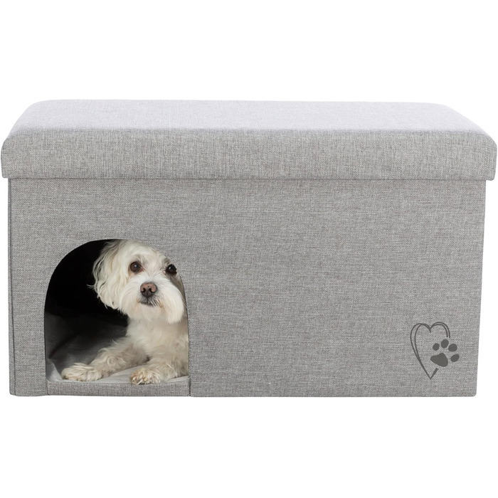 Будиночок для котів TRIXIE Kimy, сірий, 72 x 40 x 40 см