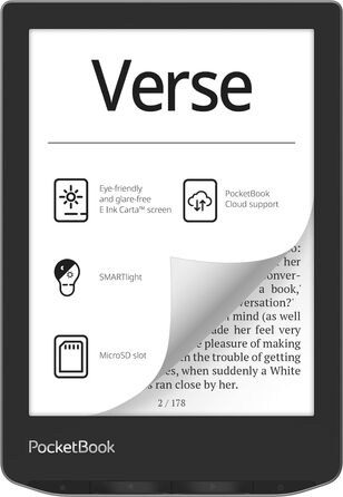 Pocketbook Verse - електронна книга Mist Grey