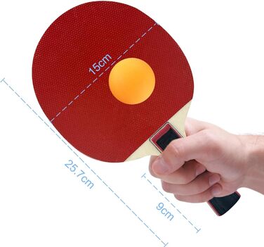 Набір для настільного тенісу: 2 ракетки, 3 м'ячі, сумка. Преміум якість, для дітей та дорослих, тренування та відпочинок (у приміщенні та на вулиці)