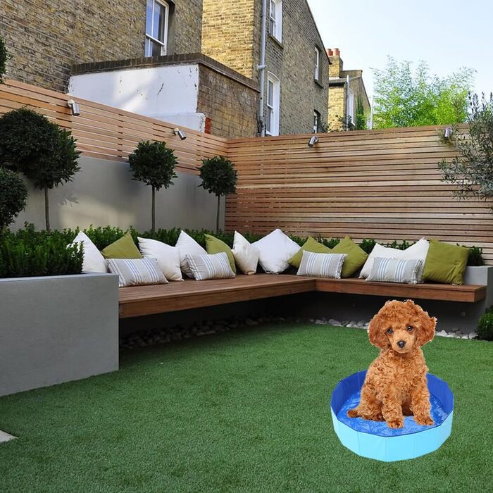 Надувний басейн для собак, 50 x 10 см. Зручний, портативний, для літнього відпочинку вашого улюбленця