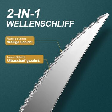 Набір столових приборів OGORI для 6 осіб (30 предметів), золотий, з дзеркальним поліруванням, нержавіюча сталь 18/10, для дому/вечірки/ресторану (подарункова коробка)