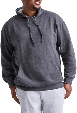 Спортивна кофта Champion Powerblend Fleece з капюшоном, логотип C (кольори вже не виробляються), стандартний розмір XL, темно-сірий