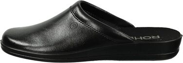 Чоловічі домашні тапочки Rohde Lekeberg, чорні, розмір 43 EU, комфортні