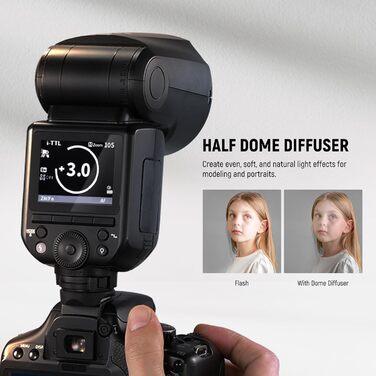 NEEWER Z2-S 2.4G TTL Speedlite для Sony: Потужний спалаху з дифузором та 2 моделюючими лампами, сумісний з камерами Sony, 76W, 1/8000s HSS, 3000mAh, 600 повних спалахів