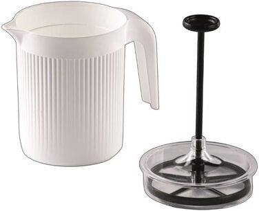 Ручний спінювач молока Snips Cremix для капучіно, білий, 0.5 л, Made in Italy