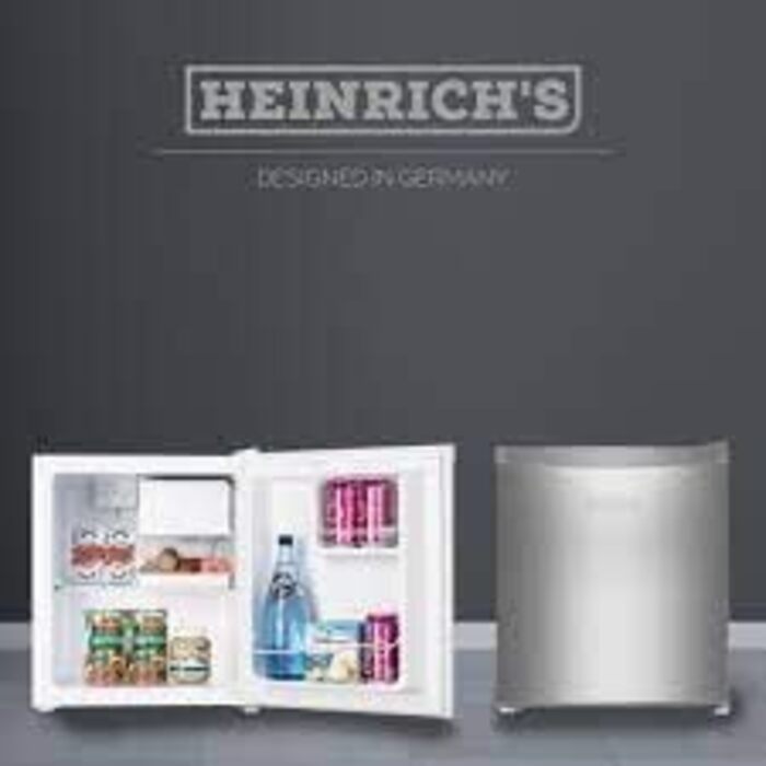 Міні-холодильник HEINRICHS 45L: компактний, тихий (39db) з окремим відділенням для охолодження. Ідеально для офісу, кемпінгу, саду та відпочинку на природі. Колір: Альпійський білий
