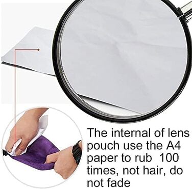 Набір чохлів для об'єктивів Cwatcun з неопрену (4 шт.) - для Canon, Nikon, Sony, Pentax, Panasonic, Fuji, Tamron, Sigma