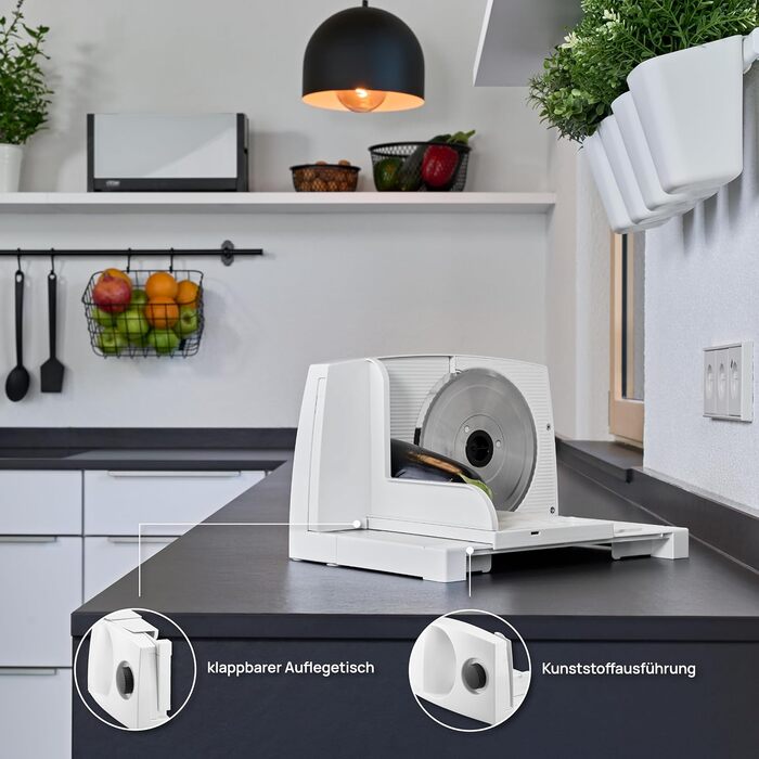 Електричний слайсер Ritter Markant 01: компактний, з Eco-двигуном, Made in Germany