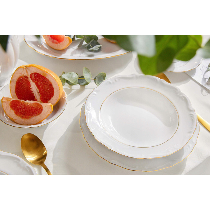 Обідній сервіс на 6 осіб, порцеляна Maria Teresa Konsimo, 12/44 елементи