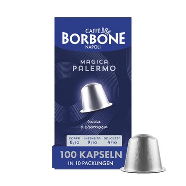 Набір кавових капсул Caffè Borbone для Nespresso (90 шт): Mia Napoli, Ciao Venezia, Magica Palermo — алюмінієві капсули, 3х30 шт