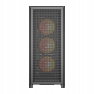 Корпус для ПК DarkFlash AIRNOVA Big Tower ATX, Чорний, 3 вентилятори
