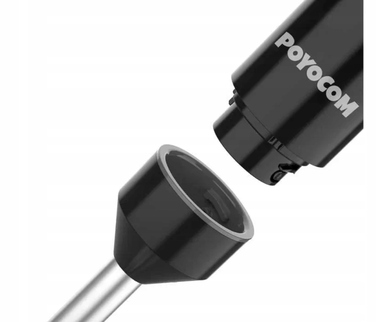 Бездротовий ручний блендер-подрібнювач POYOCOM, 200 Вт, 500 мл, USB-C, чорний