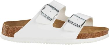 Босоніжки Birkenstock Arizona Birko-Flor білі, 36 EU (вузькі) - оригінальні німецькі шльопанці