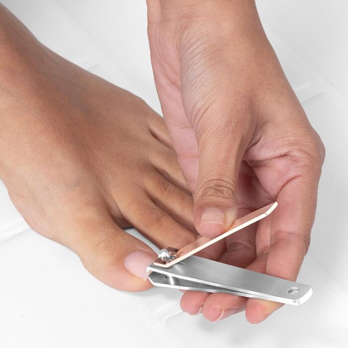 Набір для манікюру Tweezerman Nagelknipser Combo: прецизійне підрізання нігтів (2 шт.), рожеве золото