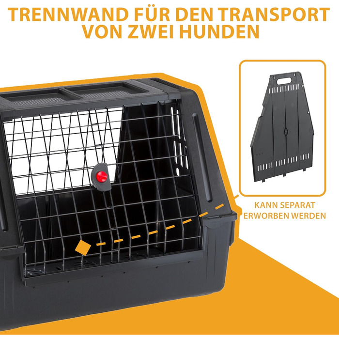 Переноска для собак Ferplast ATLAS CAR SCENIC MINI – комфортна та безпечна подорож (82x51x61 см)