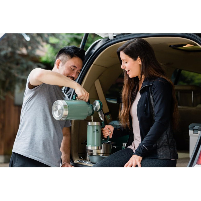 Беркріг Stanley з відкривачем, 680 мл, ізольований, зелений (Hammer Tone Green)