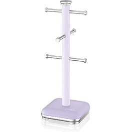 Swan SWKA1030CN Retro Cup Tree for 6 Cups, Weighted Base, Cream (Lily)