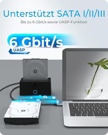Док-станція ICY BOX для HDD/SSD SATA 2.5/3.5