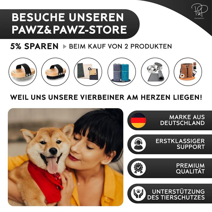 Преміум щітка Pawz для довгошерстих собак та котів | Щітка для грумінгу з масажним ефектом