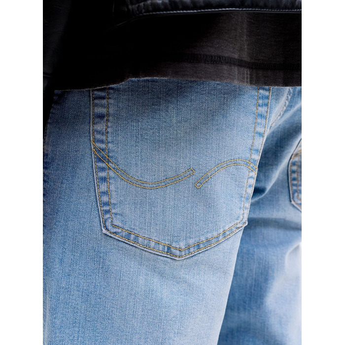 Джинси чоловічі JACK & JONES Slim Fit JJIGLENN Original SQ 330 NOOS сині, розмір 32W/32L