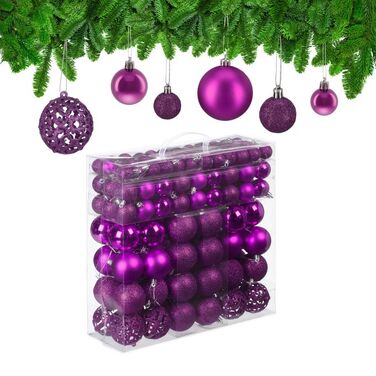 Relaxdays Christmas Baubles Set of 150