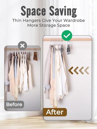 20 шт. Плечі для одягу HOUSE DAY з пластику - протиковзкі, для мокрого та сухого одягу, обертаються на 360°, міцні, сірі (з чорною гумовою смугою)