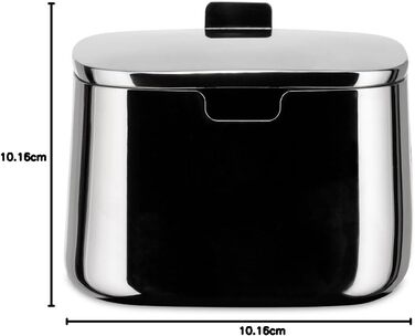 Цукорниця Alessi з нержавіючої сталі, срібляста, 8.3x9x35 см