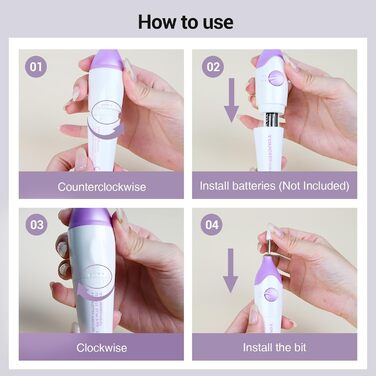 TOUCHBeauty Електричний фрезер для нігтів 5-в-1, бездротовий, манікюр/педикюр, набір з LED/UV сушаркою, AG-1335C (Лідний)