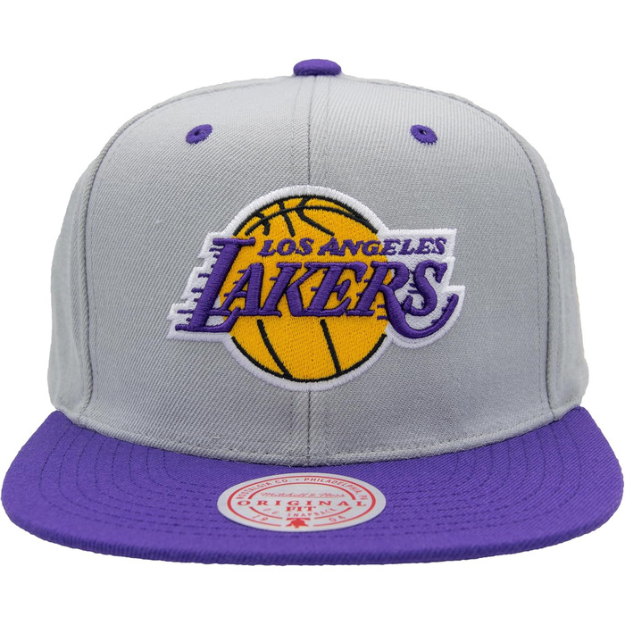 Кепка Mitchell & Ness NBA Lakers Snapback сіра/фіолетова, універсальний розмір