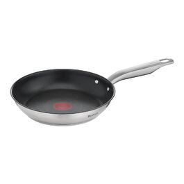 Сковорода Tefal Virtuoso Edelstahl 24 см з антипригарним покриттям Titanium Pro, індукційна, з індикатором нагріву Thermo-Signal, для всіх типів плит