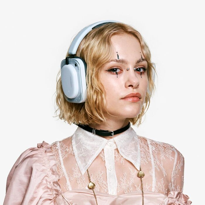 Бездротові накладні навушники Nothing Headphone (a) з активним шумозаглушенням (ANC), Hi-Res Audio, LDAC, до 135 год роботи акумулятора, білі