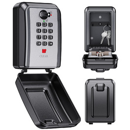 Шлюзовий сейф Mohard з кодовим замком для кріплення на стіні, 12-позиційний, велика місткість, вологостійкий, для дому, офісу, гаража