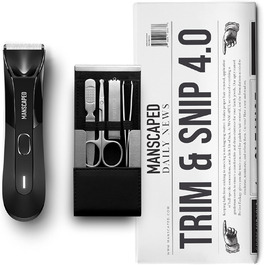 Набір для догляду за тілом MANSCAPED® Trim & Snip 4.0: тример The Lawn Mower® 4.0 та набір для догляду за нігтями The Shears 2.0