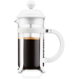 Bodum Java 3 чашки, 350 мл, френч-прес, білий, 0.35 л