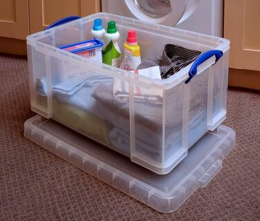 Really Useful Box 3 x 48 Liter - 60 x 40 x 31.5cm - transparent