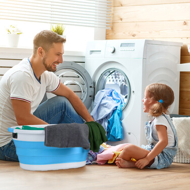 Relaxdays Foldable Laundry Basket, 36 Liters